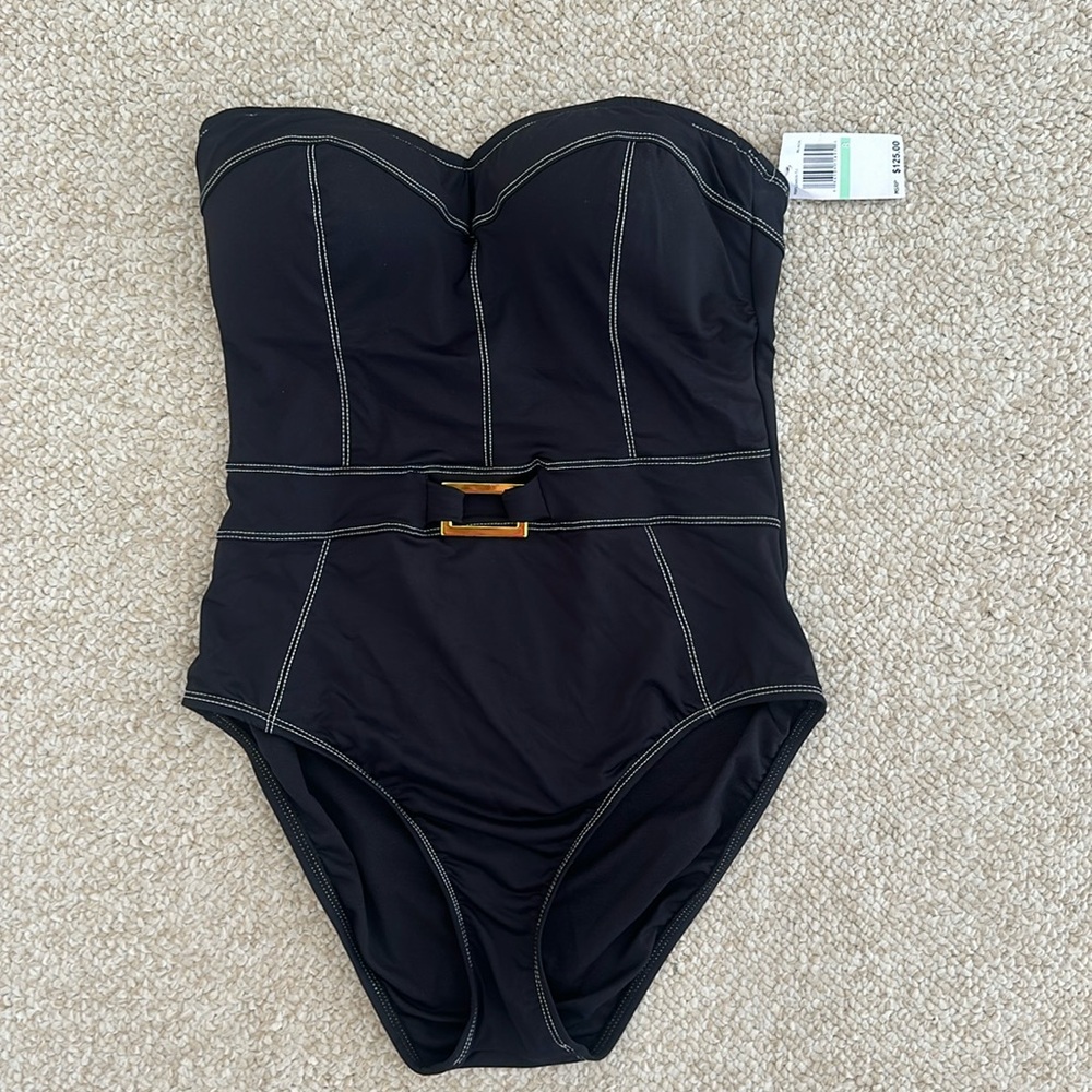 Bleu Rod Beattie One-Piece Strapless Swimsuit